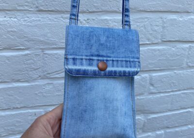 Telefoontasje denim