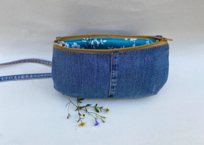 Linabag: telefoontasje van blue jeans