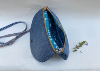 Linabag: telefoontasje van blue jeans