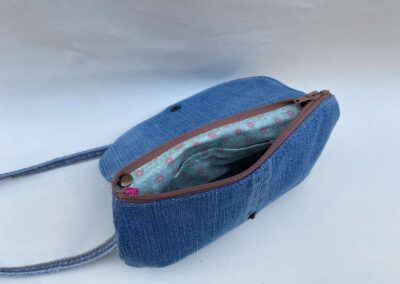 Linabag: telefoontasje van blue jeans